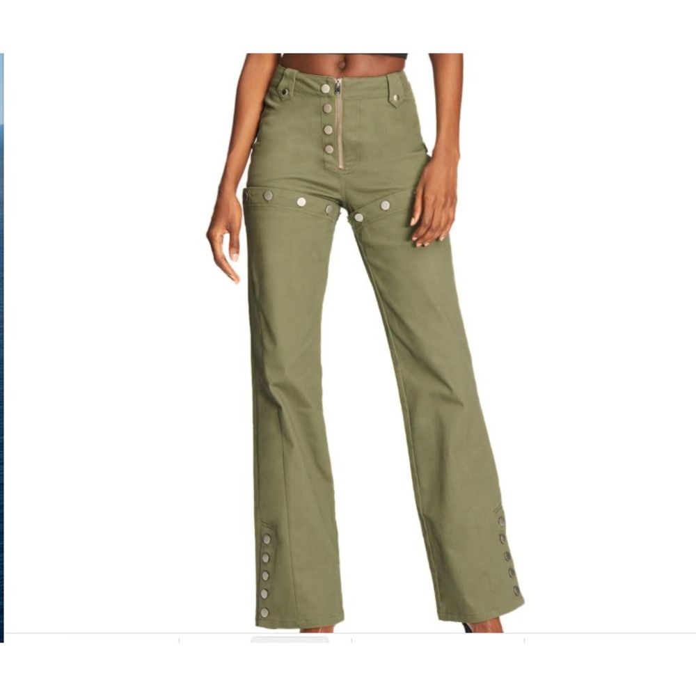 I.AM.GIA Dagger Snapoff Pants to Shorts in Khaki - Picture 6 of 7